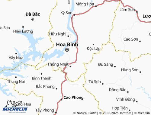 MICHELIN-Landkarte Dân Chủ - ViaMichelin