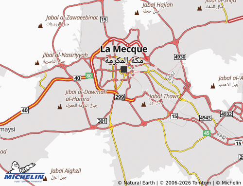 Carte MICHELIN altaqwaa - ViaMichelin