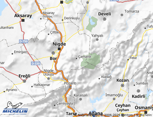 Mappa MICHELIN Çamardı - ViaMichelin