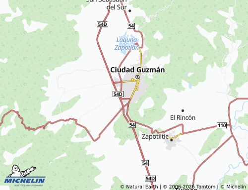 Mapa MICHELIN Valle de la Providencia - ViaMichelin
