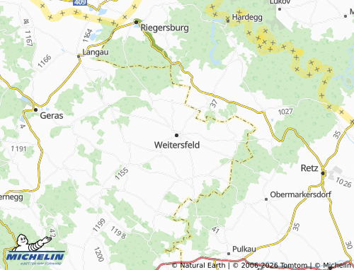 Carte MICHELIN Weitersfeld - ViaMichelin