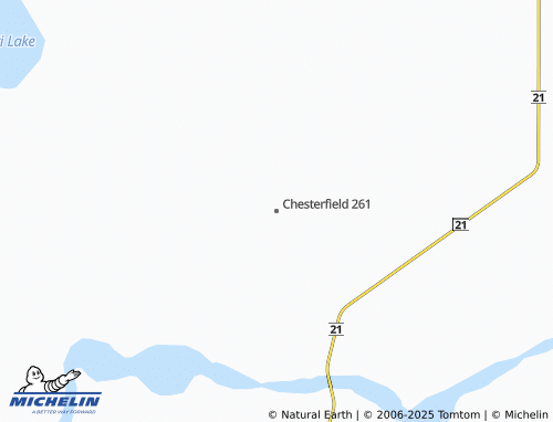 MICHELIN Chesterfield 261 map - ViaMichelin