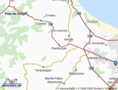 Mappa MICHELIN Puente Jula - ViaMichelin