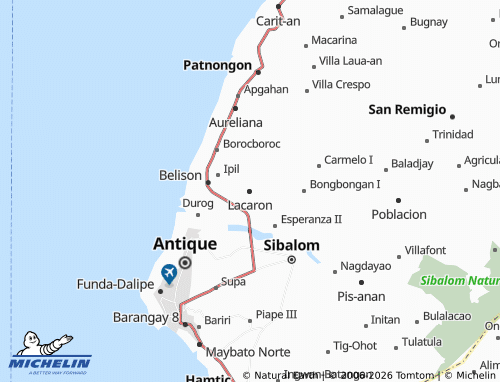 MICHELIN Lacaron map - ViaMichelin