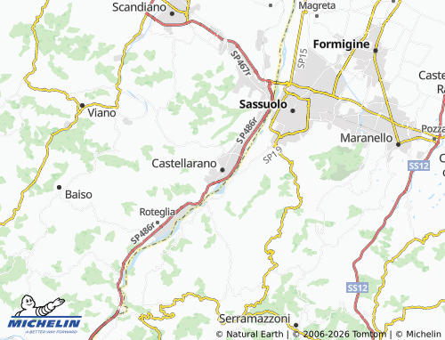 Mappa MICHELIN Castellarano - ViaMichelin