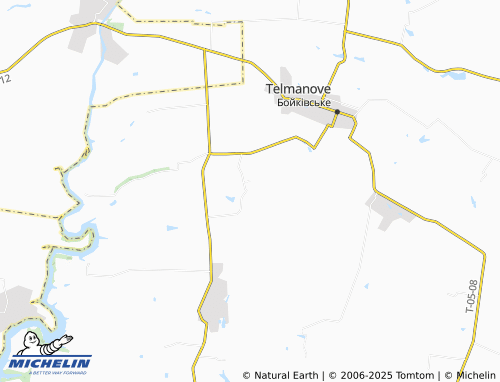 MICHELIN Zaporozhets map - ViaMichelin