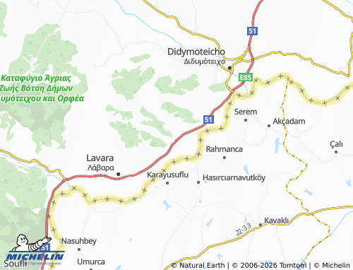 Carte MICHELIN Amorio - ViaMichelin