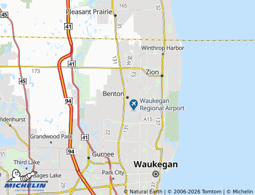 Mapa MICHELIN Benton - ViaMichelin