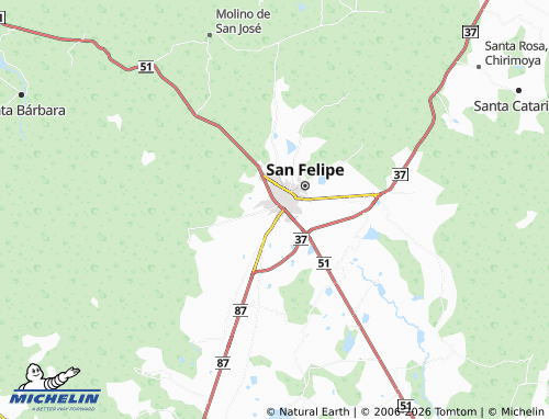 Mappa MICHELIN Garita - ViaMichelin
