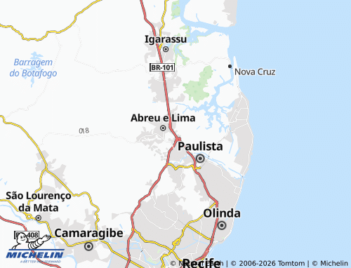 Mapa MICHELIN Alto Bela Vista - ViaMichelin