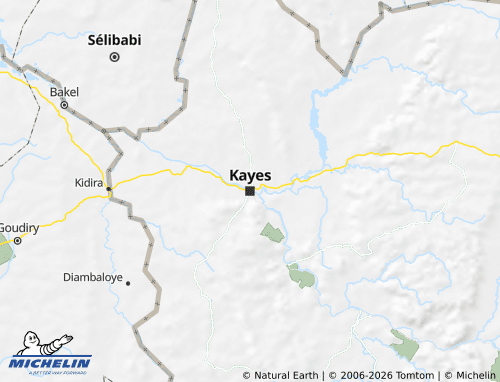 Carte MICHELIN Kayes - ViaMichelin