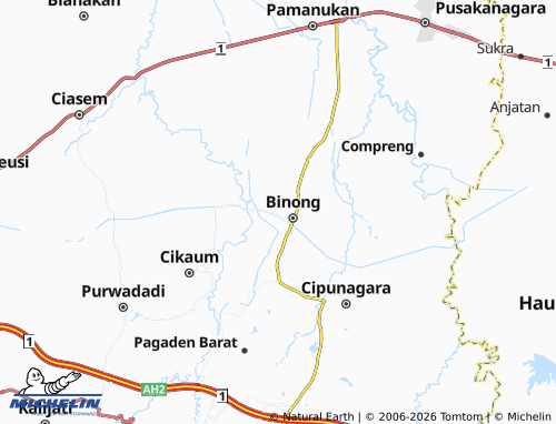 Mapa MICHELIN Karangwangi - ViaMichelin