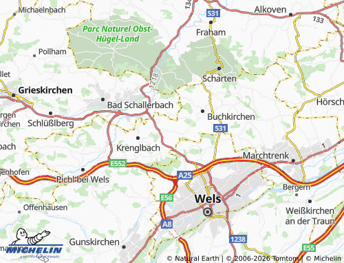 MICHELIN Wörist map - ViaMichelin
