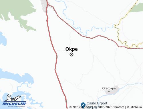 Mappa MICHELIN Okpe - ViaMichelin