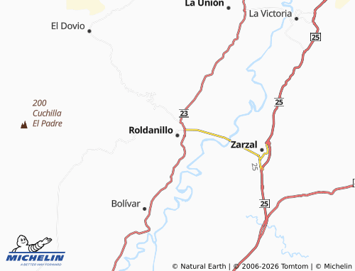 Carte MICHELIN Roldanillo - ViaMichelin