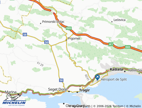 MICHELIN-Landkarte Labin - ViaMichelin