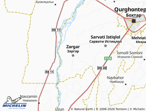 Mappa MICHELIN Zargar - ViaMichelin