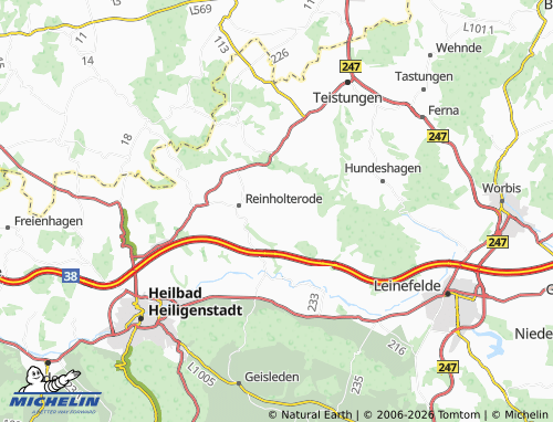 MICHELIN-Landkarte Steinbach - ViaMichelin