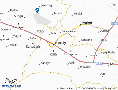 Kaart MICHELIN Vatan - ViaMichelin