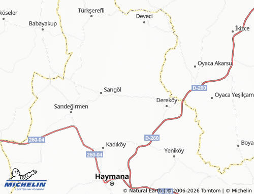 MICHELIN Karaömerli map - ViaMichelin