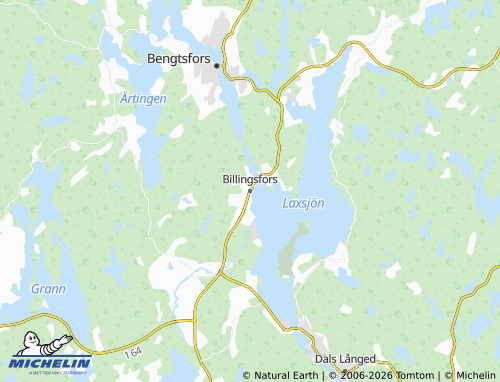 Carte MICHELIN Billingsfors - ViaMichelin