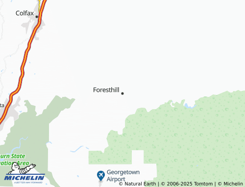 MICHELIN Foresthill map - ViaMichelin