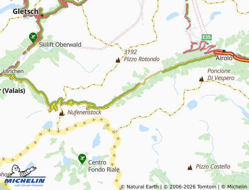 Mapa MICHELIN All'Acqua - ViaMichelin