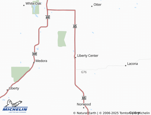MICHELIN-Landkarte Liberty Center - ViaMichelin