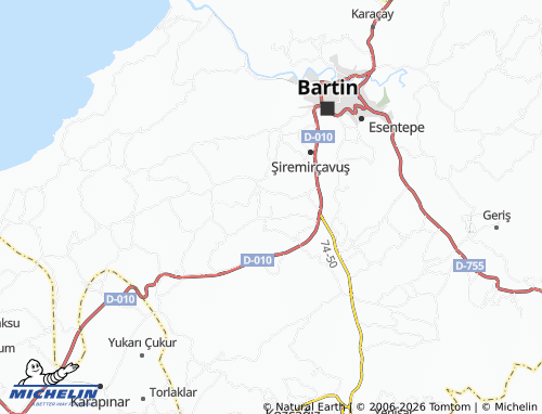 MICHELIN Kutlubey Tabaklar map - ViaMichelin