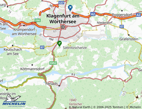 MICHELIN-Landkarte Obertöllern - ViaMichelin