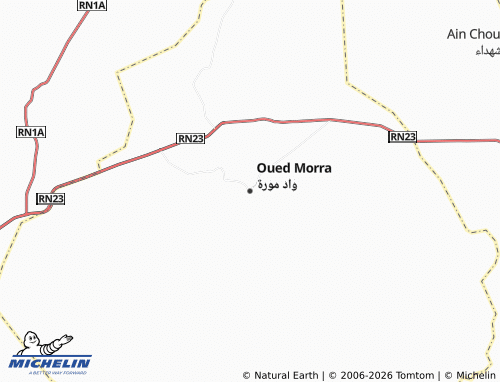 Mappa MICHELIN Wad Mourah - ViaMichelin