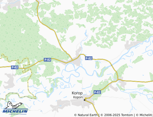 MICHELIN Obolonnia map - ViaMichelin