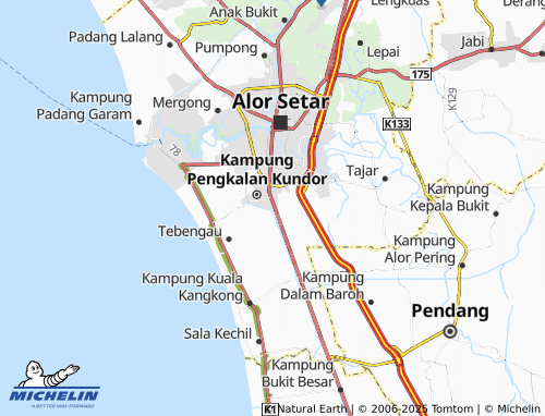 MICHELIN Taman Gunung Pulai map - ViaMichelin