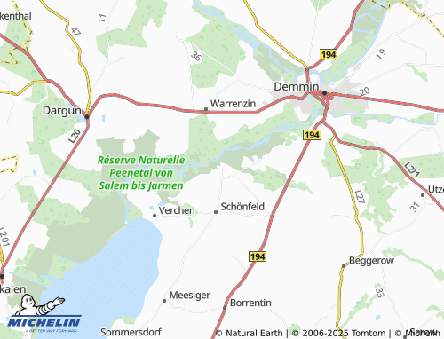 Mapa MICHELIN Trittelwitz - ViaMichelin