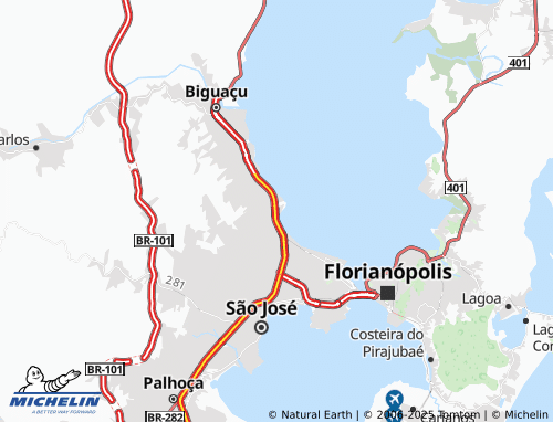 Carte MICHELIN Jardim Santiago - ViaMichelin