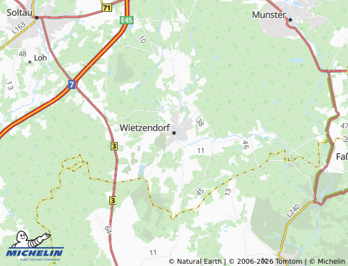 MICHELIN Wietzendorf map - ViaMichelin