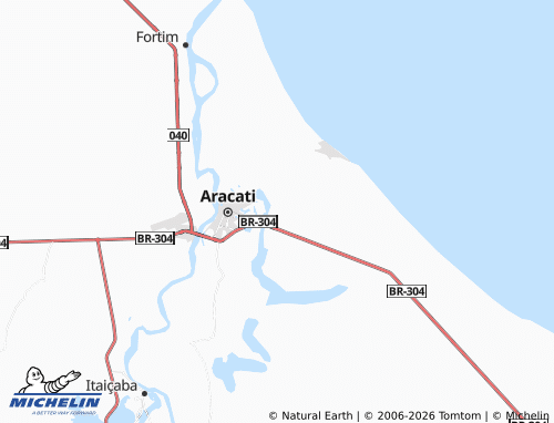 MICHELIN Córrego dos Rodrigues map - ViaMichelin