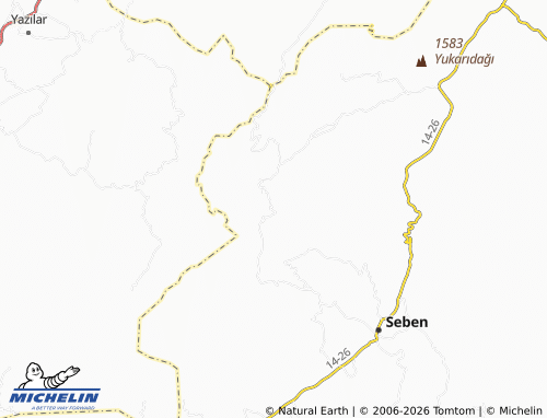 MICHELIN Dereboyu map - ViaMichelin