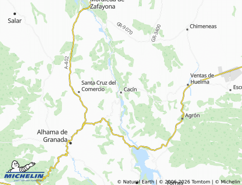 MICHELIN Cacín map - ViaMichelin