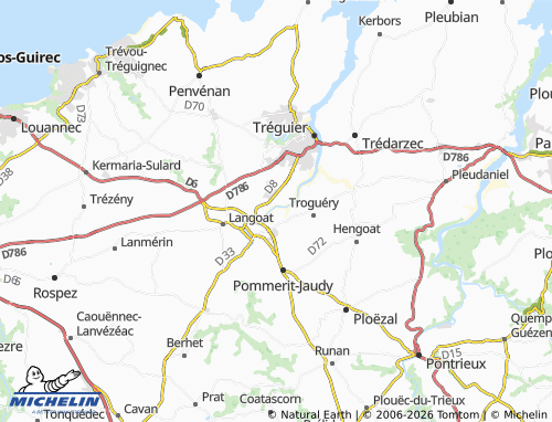 Mapa MICHELIN Pont-Rod - ViaMichelin