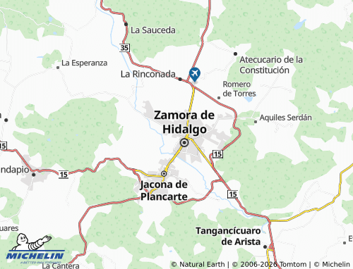 MICHELIN El Valle map - ViaMichelin