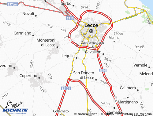 MICHELIN Lequile map - ViaMichelin