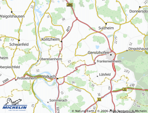Kaart MICHELIN Zeilitzheim - ViaMichelin