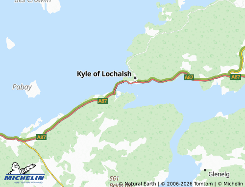 Carte MICHELIN Kyleakin - ViaMichelin