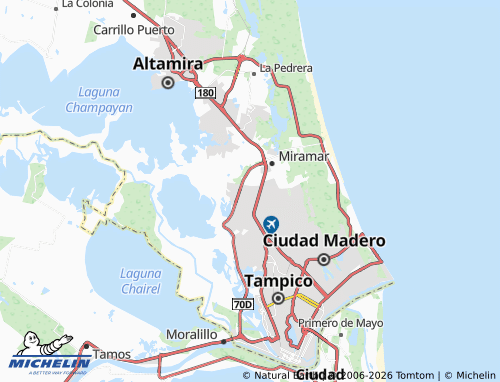 Mappa MICHELIN Niños Héroes - ViaMichelin