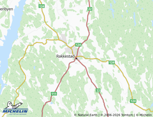Mappa MICHELIN Rakkestad - ViaMichelin