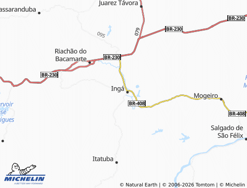 Mappa MICHELIN Cazuzinha - ViaMichelin
