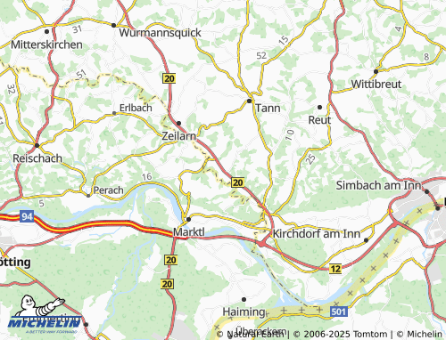 Carte MICHELIN Gumpersdorf - ViaMichelin