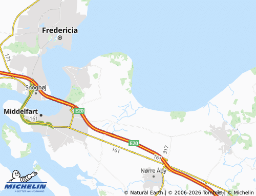 MICHELIN Lerbjerg map - ViaMichelin