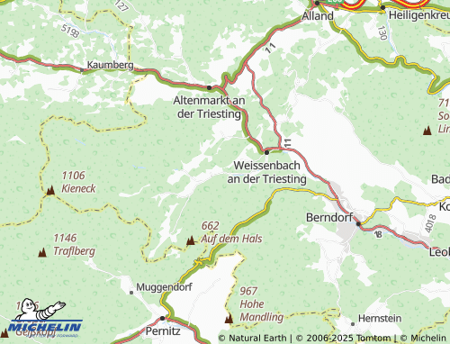 MICHELIN Lerchenfeld map - ViaMichelin